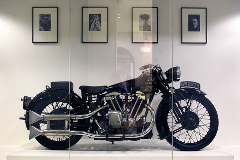 Lawrence's Brough Superior SS100 on display