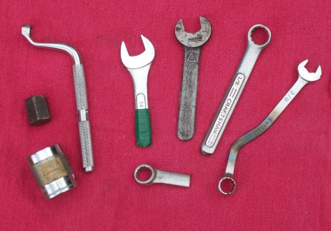 Some modified tools. The Armstrong is third from the right.