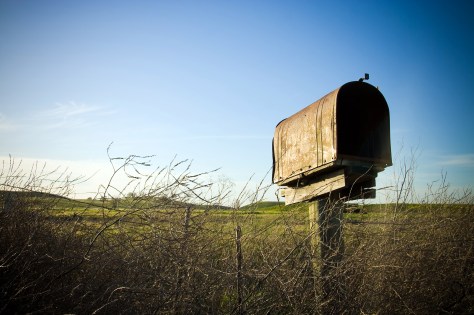 Old Weathered Mailbox