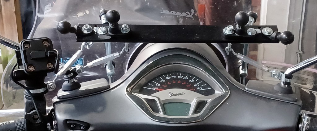 The fabricated mount actually worked.